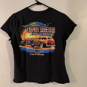 Harley-Davidson Tee with San Diego Graphic Shirt